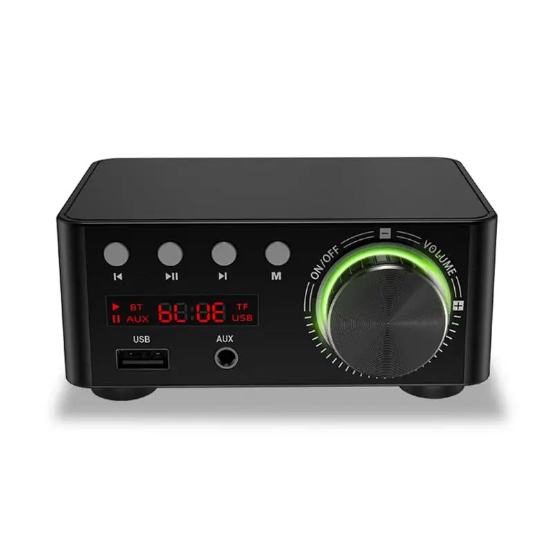 

HiFi Bluetooth 5.0 Class D Digital Power Amplifier Stereo Receiver USB TF Card