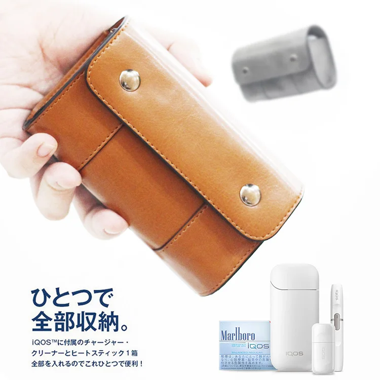 Чехол для IQOS сумка хранения PU кожаный держатель полный защитный карман iqos 2 4 Plus Vape