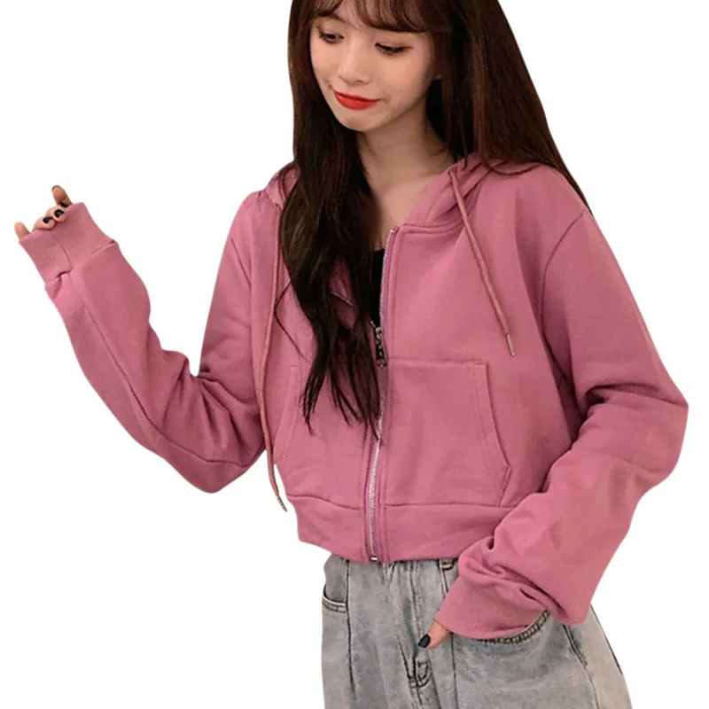 

New Fashion 2020 Women's Winter Jacket Loose-Fitting South Korean Warm Long Sleeve Coat In Solid Color Versatile Hooded Coat