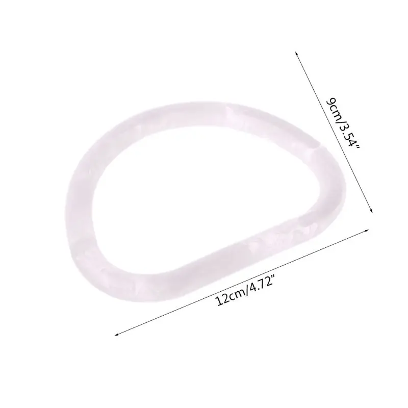 

Resin Handle Replacement DIY Handbag Purse Making Bag Shopping Tote Accessories