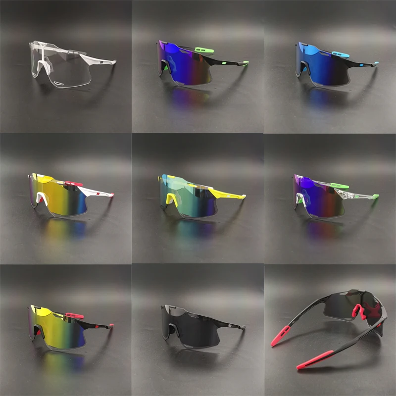 

2022 UV400 Cycling Glasses Men Women Sport Running Fishing Goggles MTB Road Bike Sunglasses Male Bicycle Eyewear Rimless Lenses