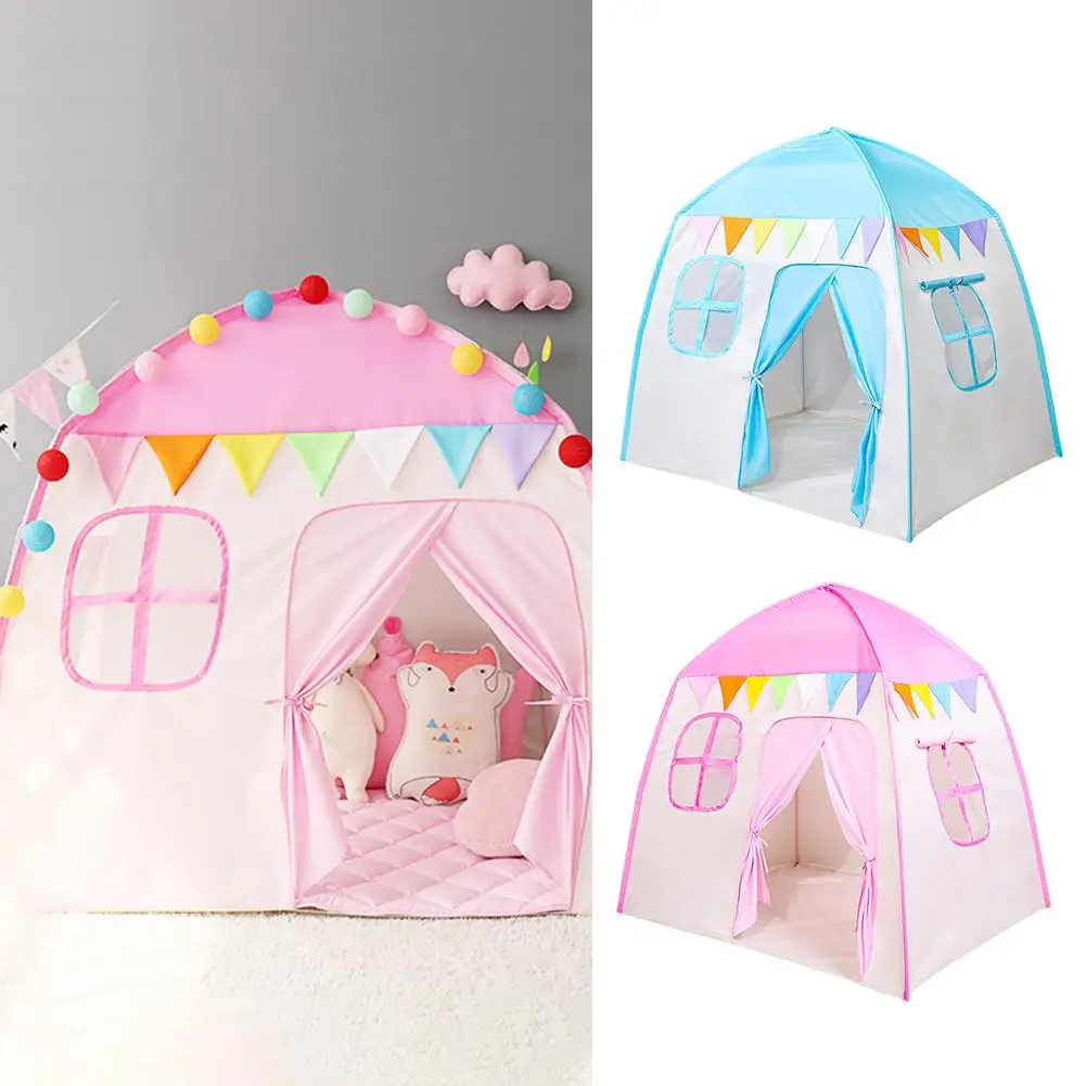 

Princess Tent Castle Play Tent Playhouse for Kids Toddler Girls Birthday Gift Outdoor Sports Toys