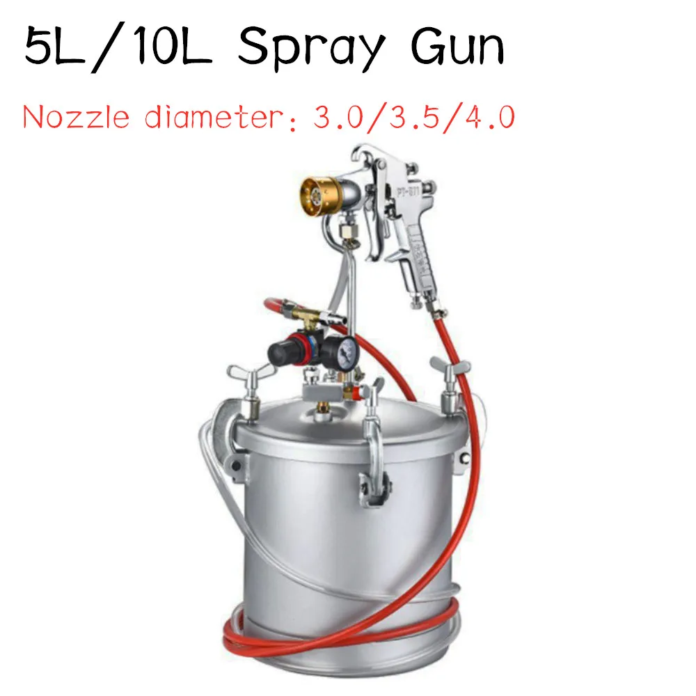 

5L/10L Spray Gun Colorful Spray Gun Latex Paint Pressure Barrel Paint Paint Marble Spray Gun