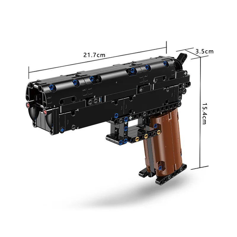 Военная техника пистолет Блоки Игрушки для мальчиков Desert Eagle Gun дротики полиция