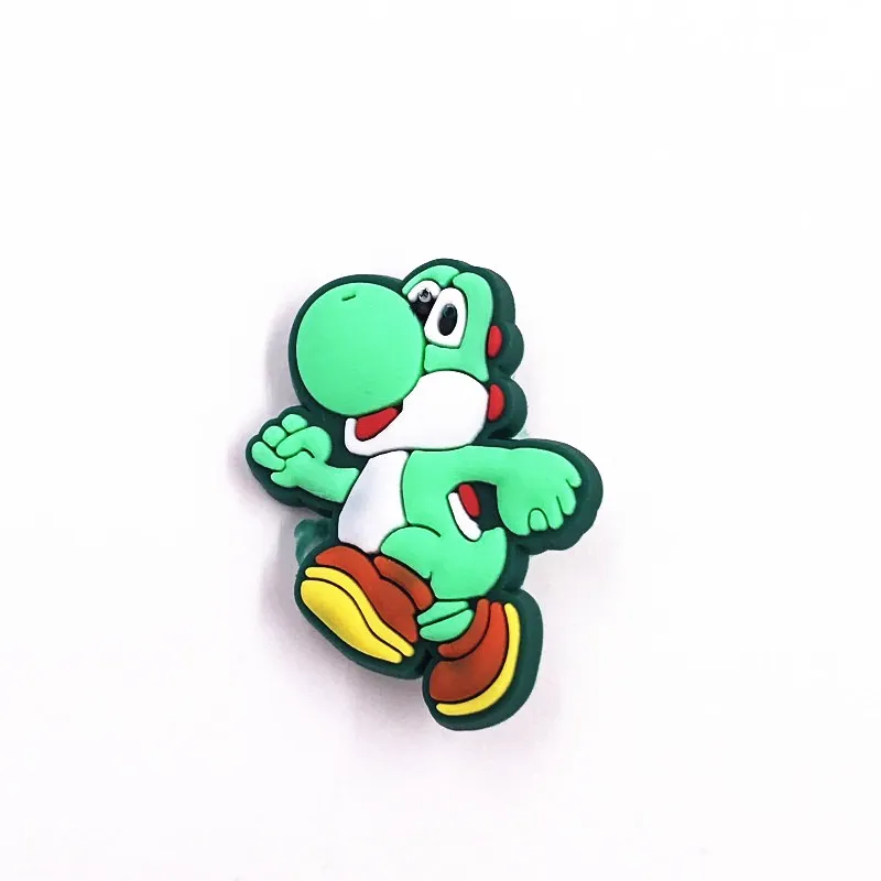 Никелевый 1 шт. Супер Марио Bros Goomba Harajuku Броши с пиктограммами бейджи ПВХ для украшения на сумки детская одежда футболка лацкан рюкзак булавки - Цвет: Никелевый