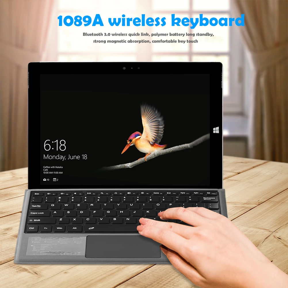 Bluetooth-клавиатура для Microsoft Surface Pro 7 6 5 4 3 Tablet беспроводная клавиатура Pro7 Pro6 Pro5 12