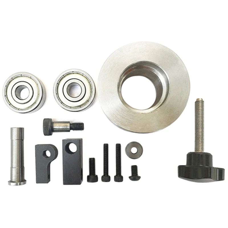 

Акция! 50 мм, Фурнитура для бижутерии, регулируемый двойной подшипник приводом колеса ленточно-шлифовальный станок конвейер направляющее ко...