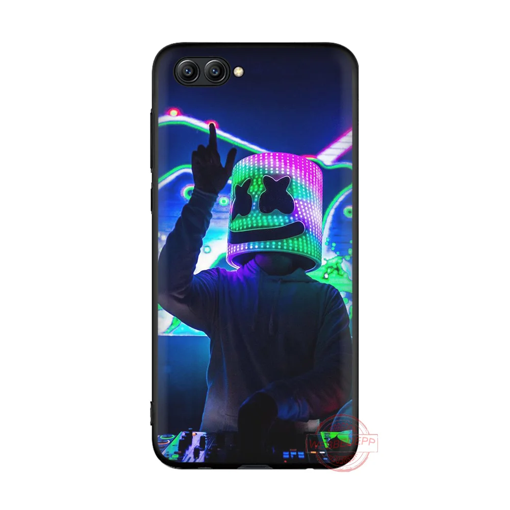 WEBBEDEPP Marshmello дот DJ один чехол для телефона из ТПУ с принтом Honor 6A 7A 2 ГБ/3 ГБ Pro 7C 7X 8X 8C 9