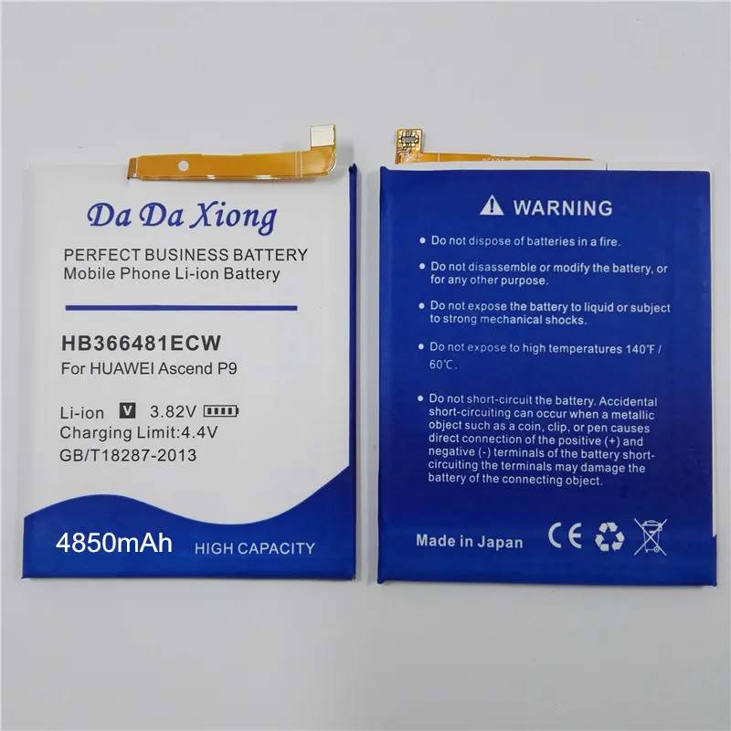 4850 мА/ч HB366481ECW батарея для Huawei P9 EVA AL00 AL10 TL00 L19 G9 Lite Honor 8 5c|battery for huawei|battery forbatteries batteries