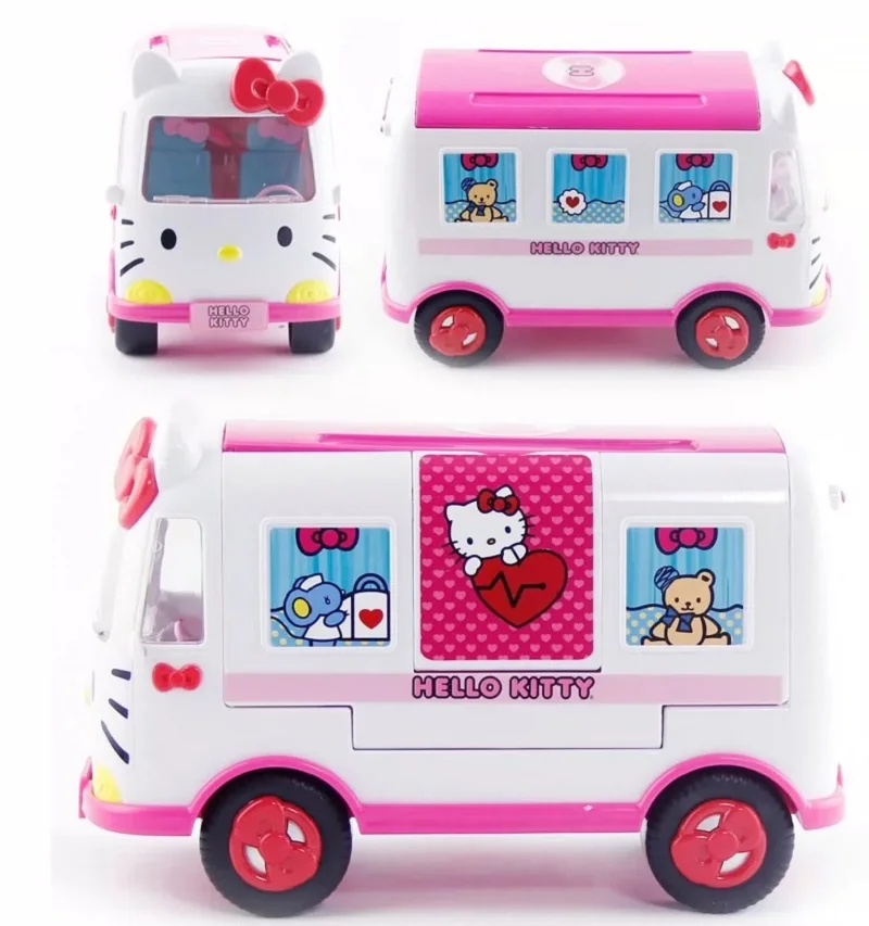 Оригинальная Аниме Кукла Hello Kitty самолёт автобус спасательная коробка Детские