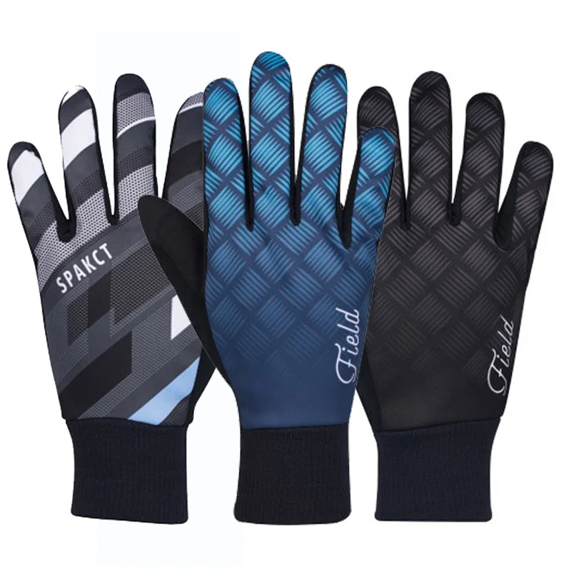 Перчатки для велоспорта мужчин и женщин с сенсорным экраном теплые вождения