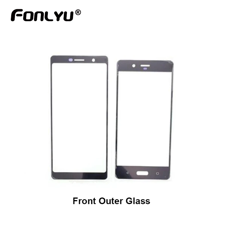 

10pcs Wholesale Front LCD Outer Glass Lens replacement For Nokia X5 X7 7 8 Plus LCD Cracked Touch Screen Outer Cover Repiring