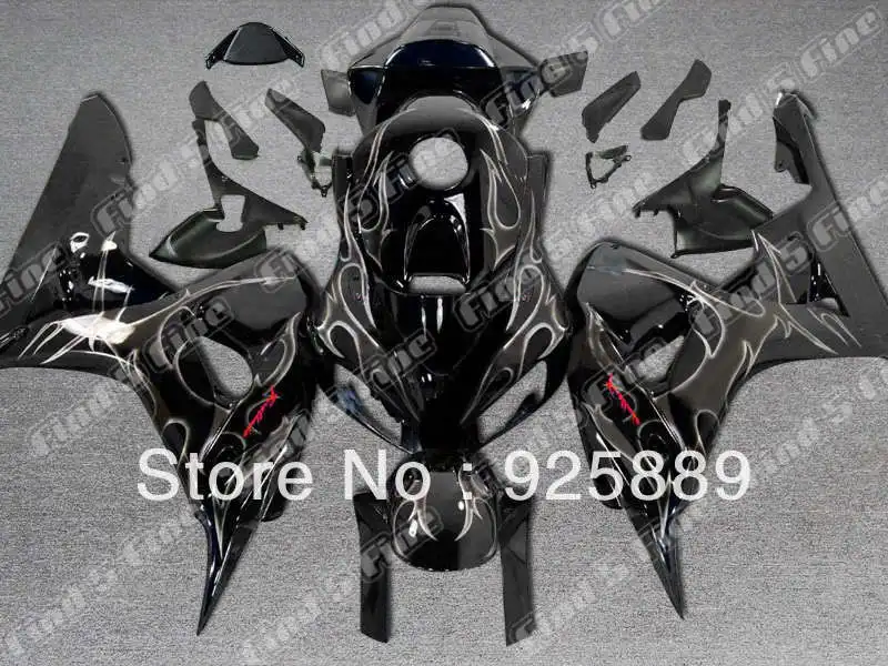 

Injection mold white gloss black for HONDA CBR1000RR 06 07 CBR1000 06-07 CBR 1000RR 2006-2007 1000 RR 2006 2007 fairing kit