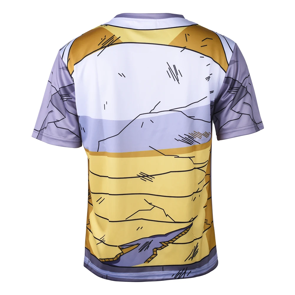 

2020 Summer New Men's Tops Cartoon 3D Damaged Printing T Shirts Outdoors Running Fitness Jerseys Breathable Quick Drying Shirt