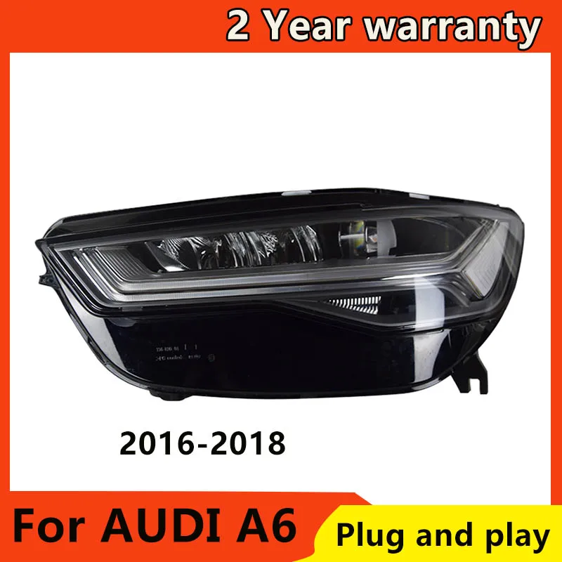 KOWELL Стайлинг автомобиля для стайлинга автомобилей Фара Audi A6 Светодиодные фары