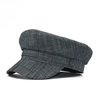 autumn winter hats for women solid plain octagonal newsboy cap men ladies casual wool hat winter beret women painter cap
