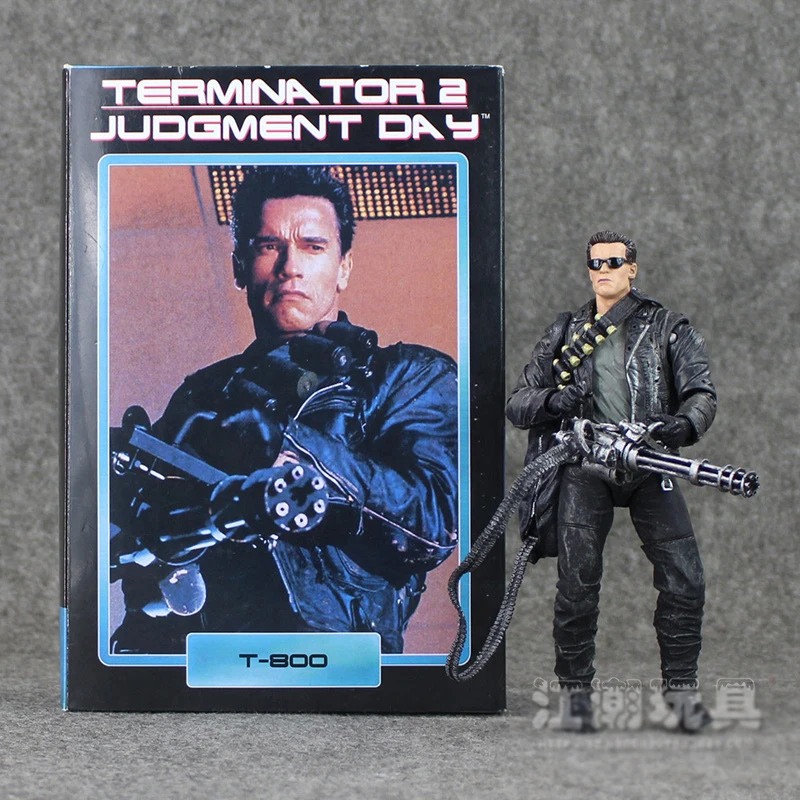 

NECA Terminator 2 Judgment Day T-800 Arnold Schwarzenegger PVC Action Figure Collectible Model Toy 7" 18cm