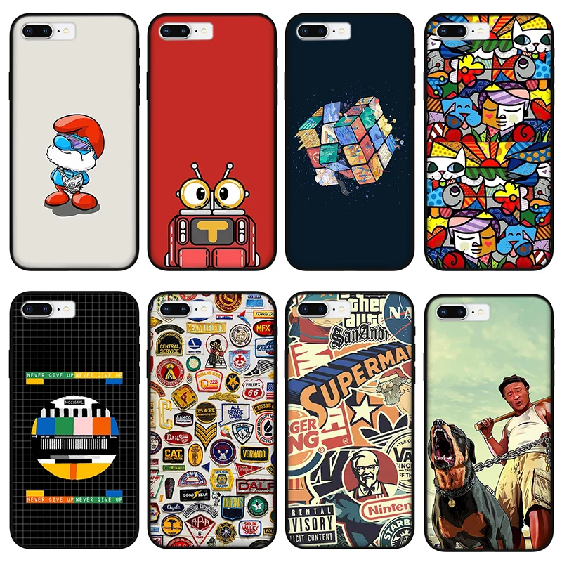 

Funny pattern Silicone phone case for Huawei Honor 50 20 30 10 Lite Pro, TPU case for Honor 8X 8C 8A 9 9X 9S