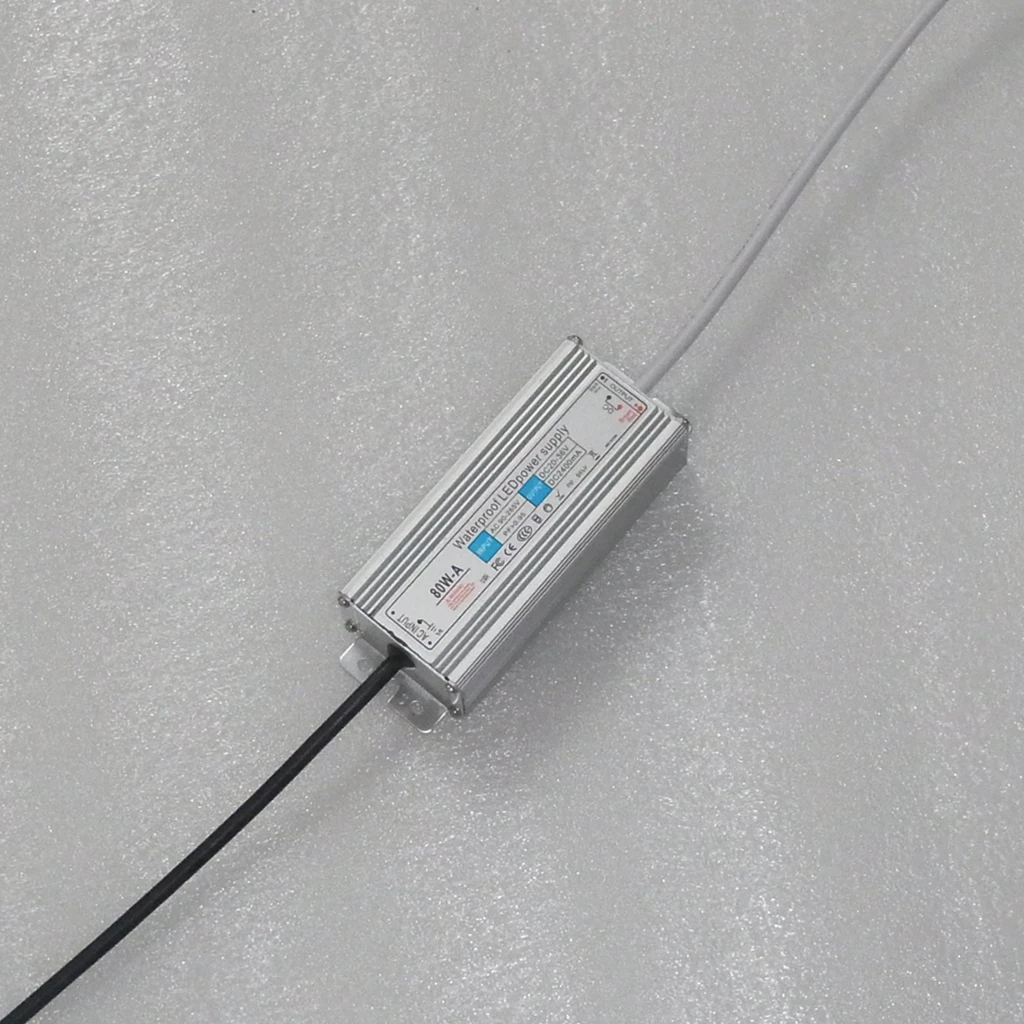 Водонепроницаемый источник питания IP67 80 Вт 110 мА от 20 В до 36