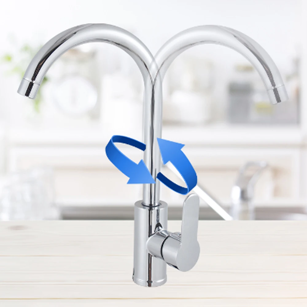 QCFOISON кухонный кран для гурманов смеситель раковины водопроводные краны с одной