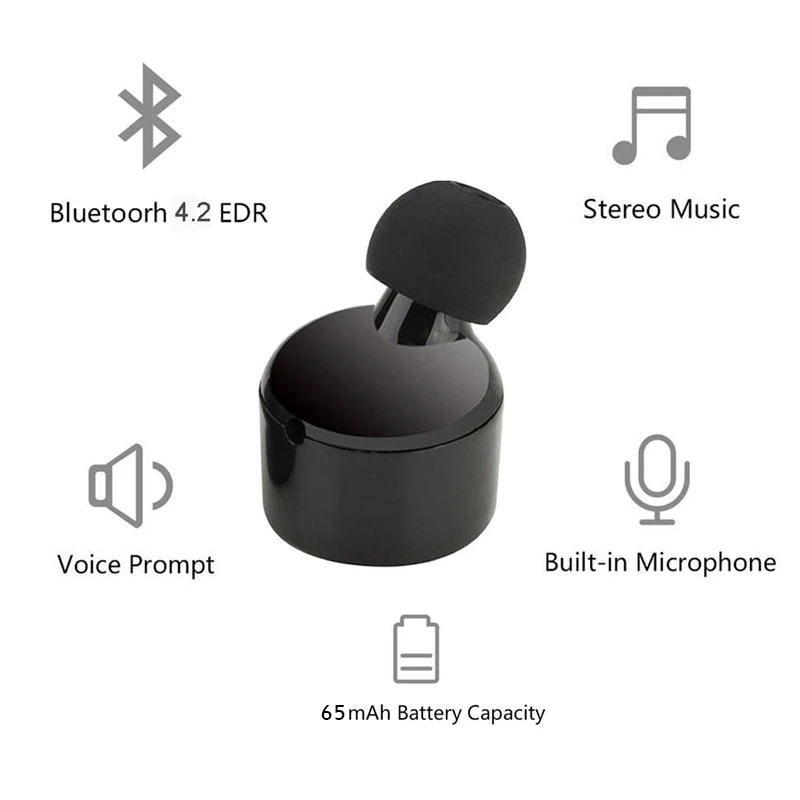 VTIN Горячие TWS беспроводные наушники двойные Мини Bluetooth V4.2 Hands Free вкладыши со
