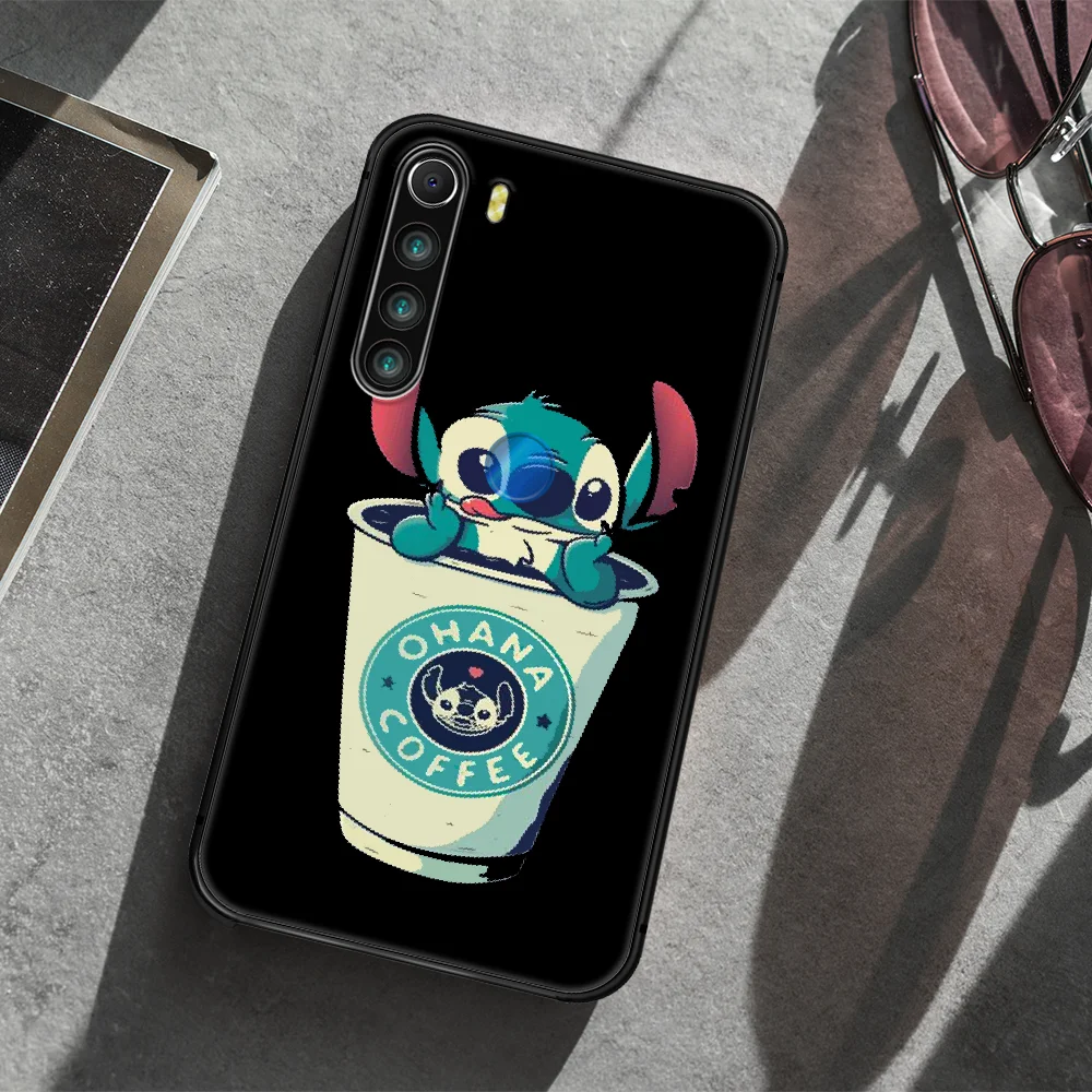 

Cartoon cute Stitch Phone Case Cover Hull For XIAOMI Redmi 7 7a 8 8a 9 10X NOTE 6 7 7s 8 8t 9 9s Pro Max black Cell Pretty