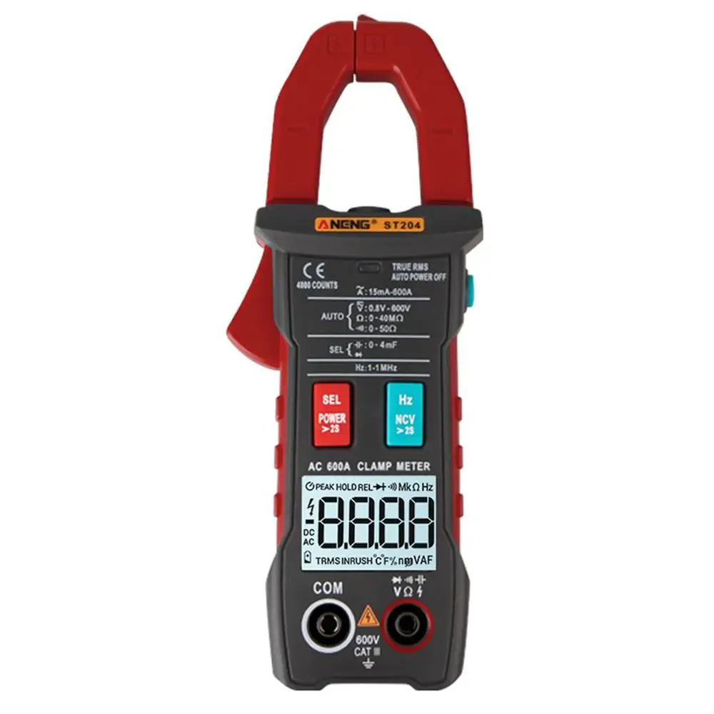 St204 клещи Высокоточный многофункциональный автоматический цифровой мультиметр