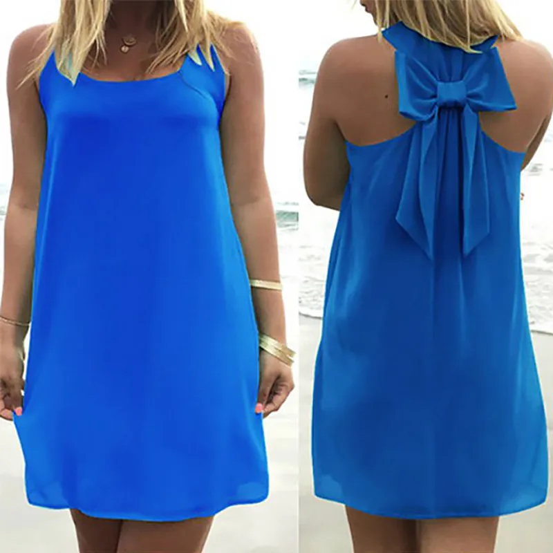 Летнее платье 2021 женское в летнем стиле с бантиком де Феста летнее размера плюс