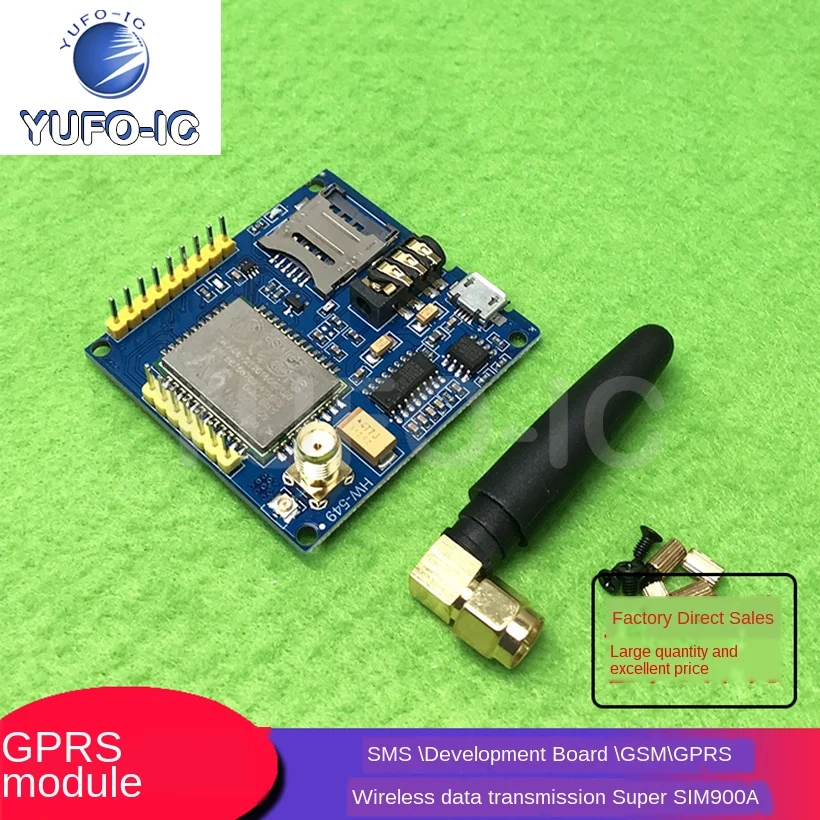 

Бесплатная доставка 2шт GPRS модуль GSM модуль A6 \ SMS \ Voice \ Development Board A6 GPRS модуль