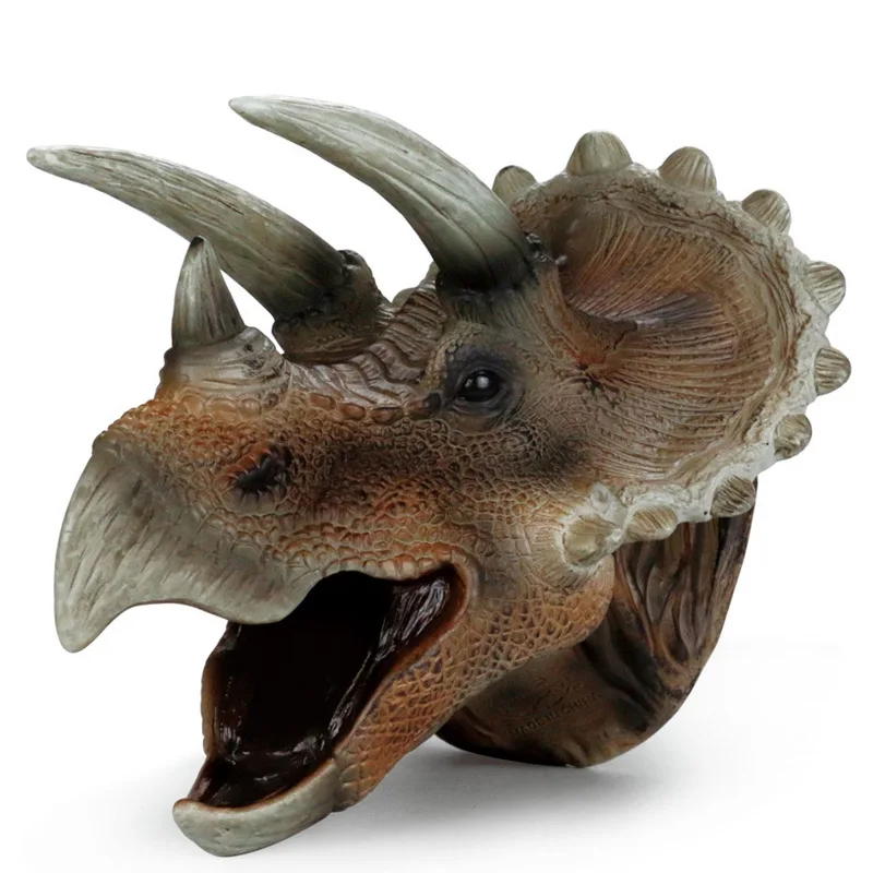 Triceratops Tyrannosaurus Of Dinosaur Hand Puppet For Stories Non-toxic Rubber Realistic Toys Collection Model Gift | Игрушки и хобби