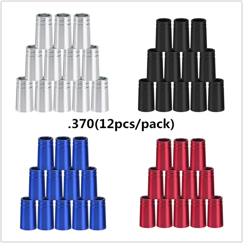 12 шт./упак. Алюминий Гольф наконечники. 370 с фокусным расстоянием 25 мм высокое для