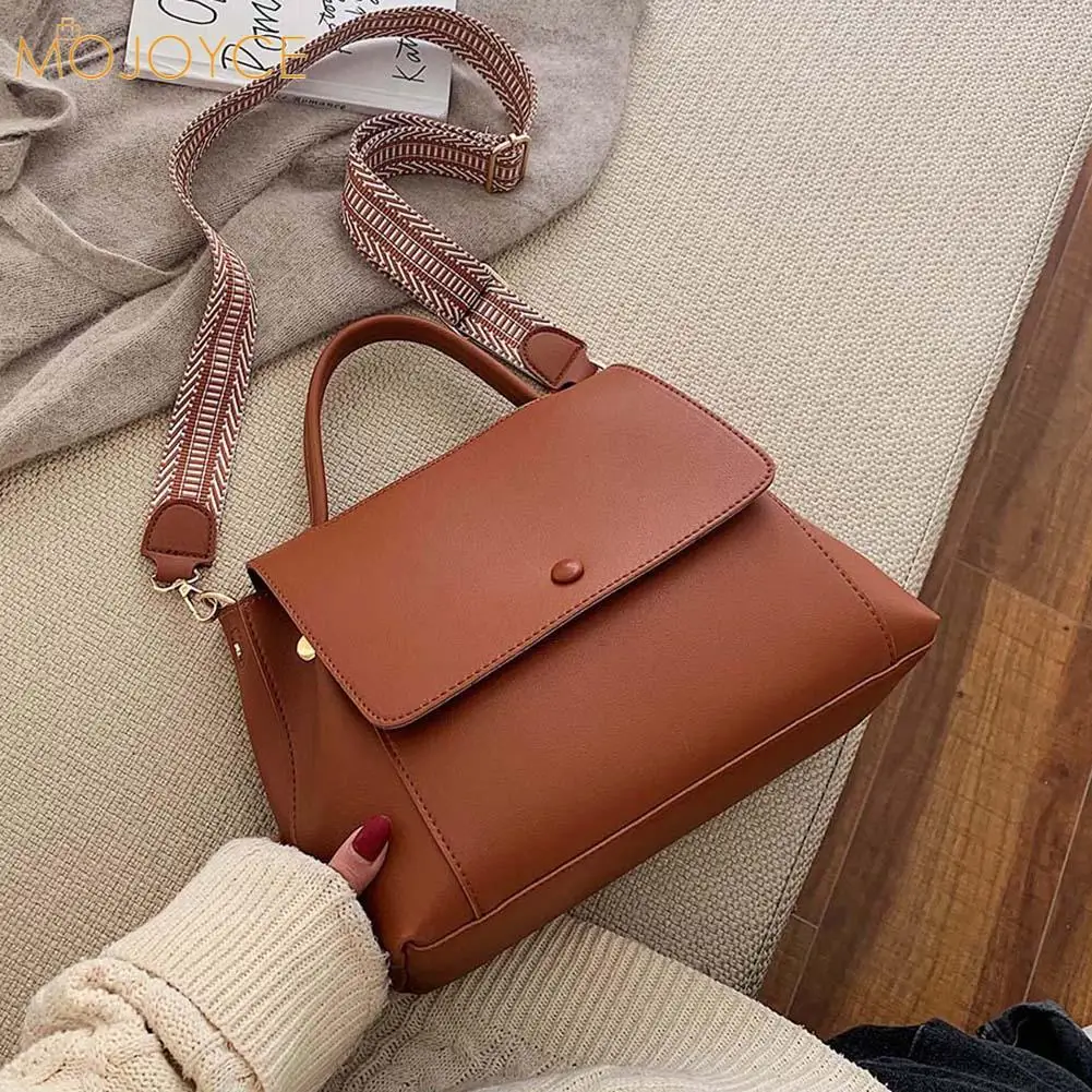 

Autumn Solid Leather Shoulder Handbag Female Crossbody Bag Street Commuter Totes Fashion Exquisite Shopping Bag