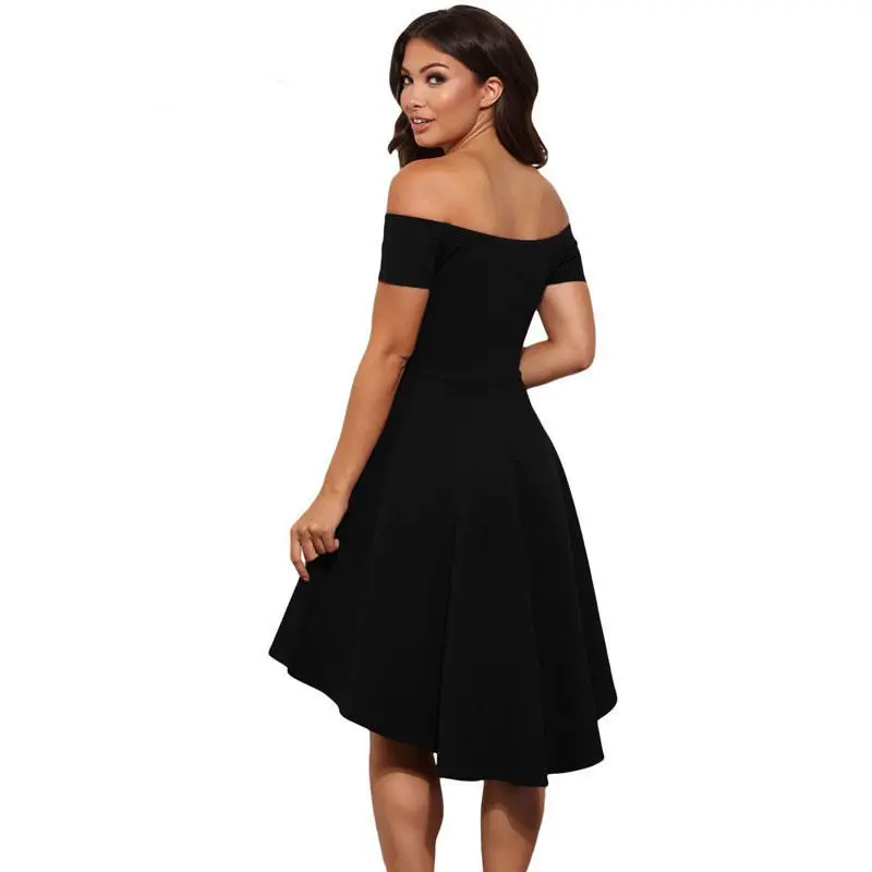 Летние сексуальные женские платья с открытыми плечами облегающее платье