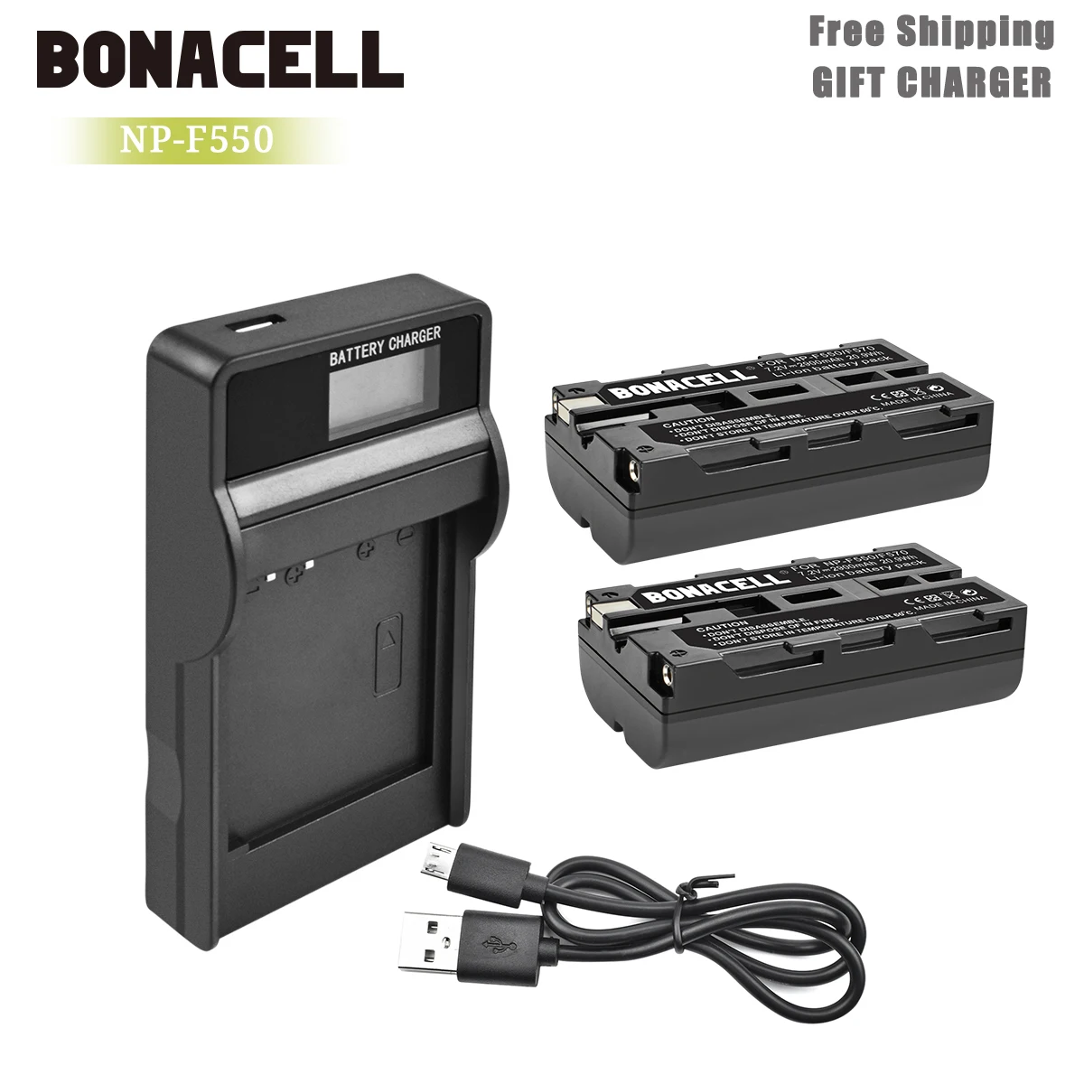 Bonacell 3000 мАч NP F550 NPF550 батарея + ЖК зарядное устройство для Sony F330 F530 F570 F730 Hi 8 F750