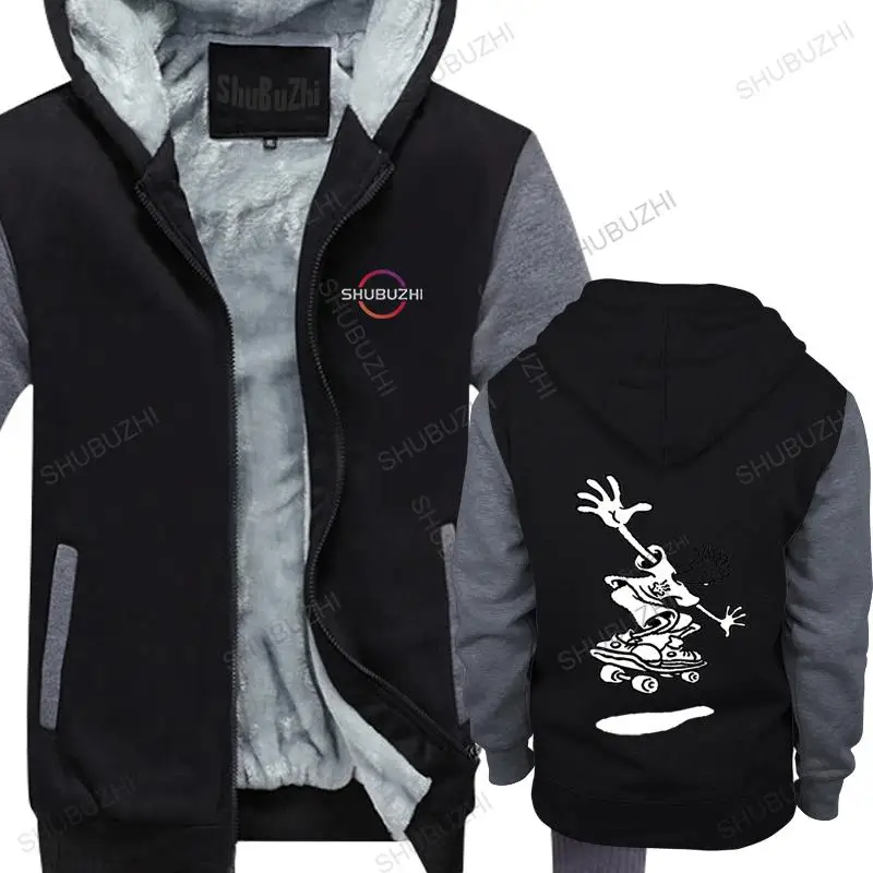 

Толстовка мужская с капюшоном Fido Dido Pop флисовая, повседневная толстовка на молнии, хлопковая брендовая одежда в стиле хоп, европейские разме...