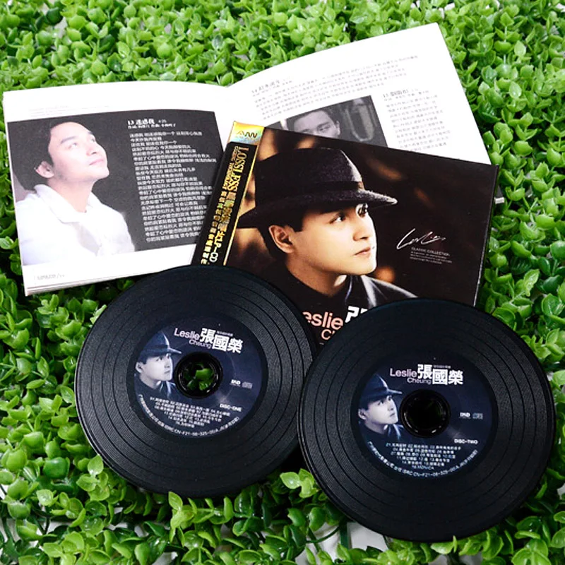 2 CD-диска Оригинальная китайская Поп-музыка Лесли Cheung Zhang Guorong китайский мужской