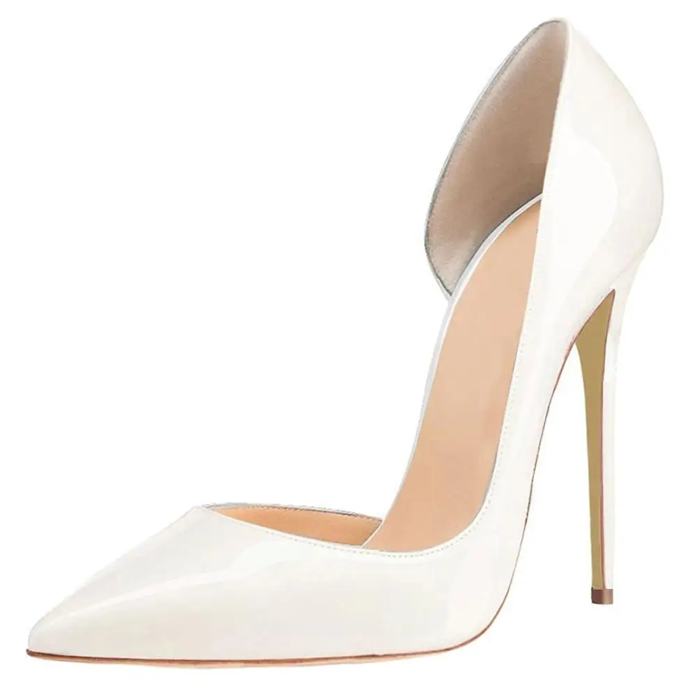 Lovirs Женская обувь с острым носком Пикантные туфли на высоком каблуке 10 см без