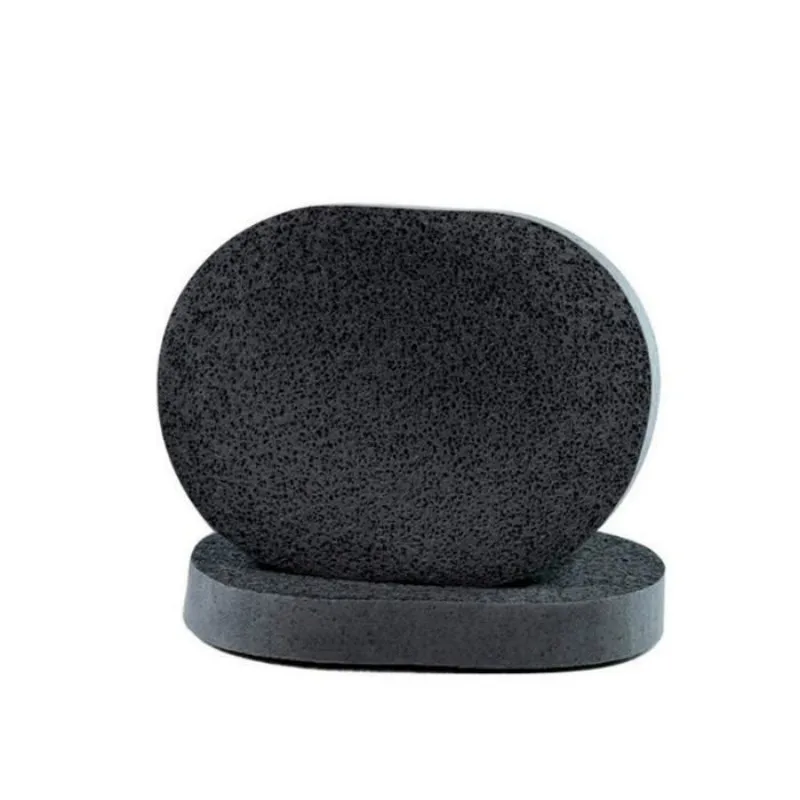 Экологичная натуральная черная губка для лица и тела Губка из бамбукового угля