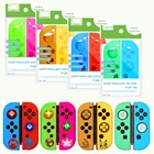 Мягкий силиконовый покрытие ручки защитное Joy-con из зернистой кожи чехол с 2 предмета Стик ручка для Nintendo S Switch NS джойстик