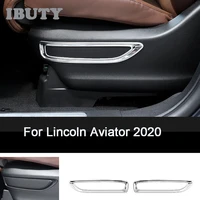 for lincoln aviator 2020 car seat trim frame decorations main driver and co pilot seat cover 2 pcs auto interior accessories