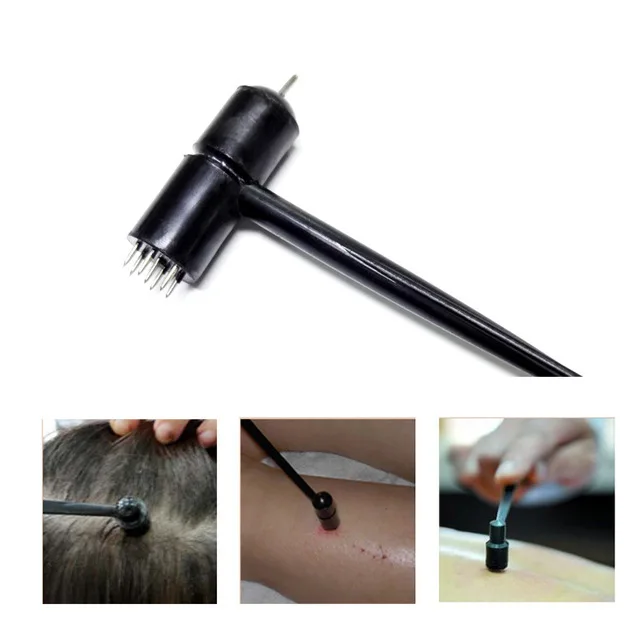 Одинарная/Двойная игла с цветком сливы для кожи Seven Star крови Баночки