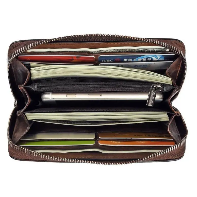 

Retro Long Womens Wallets And Purses 2021 New Large Clutch Wallet Multi -Card Position Card Holder Women Phone Purse