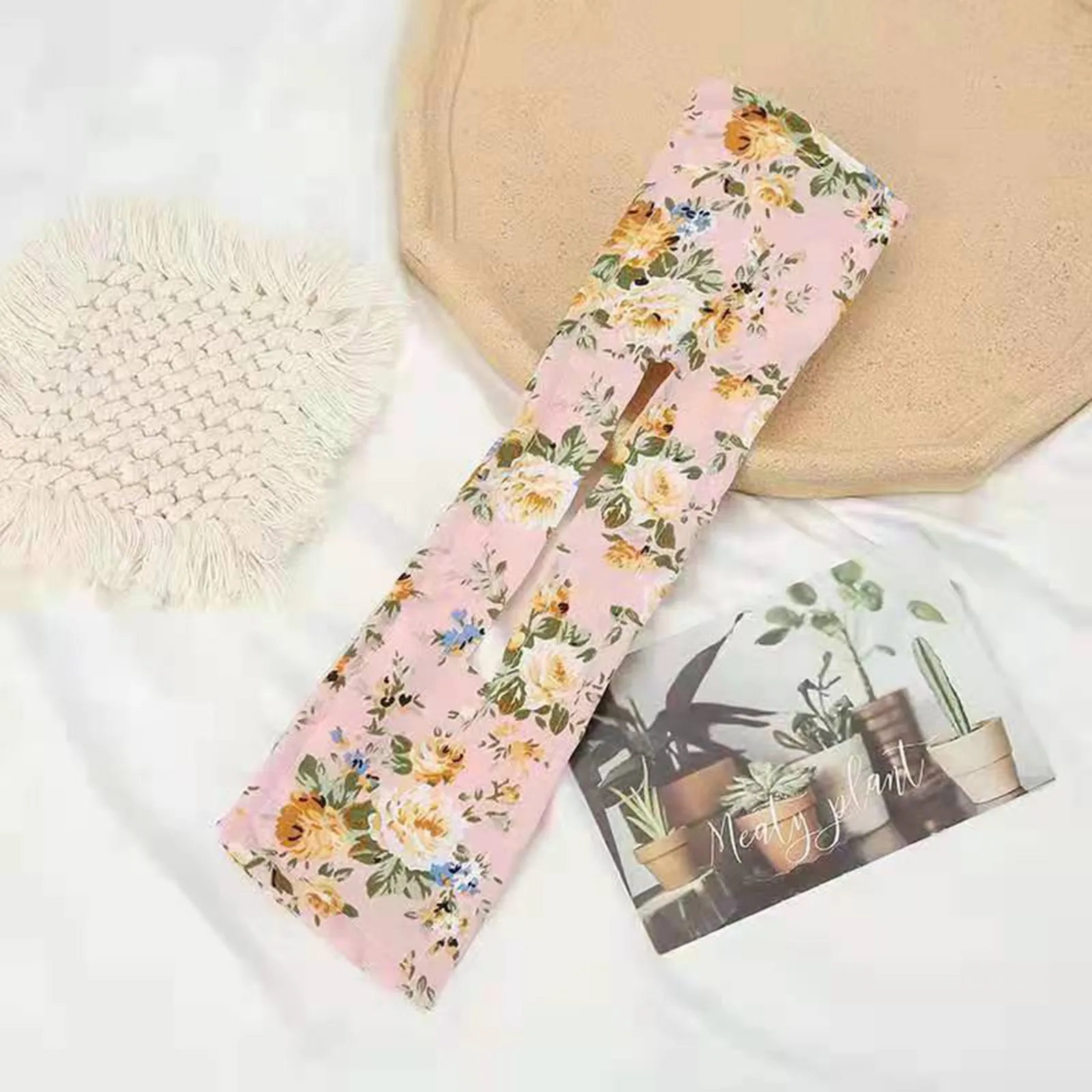 

Women's Accessories Headband Multicolor Bow Print Hair Girl Cloth Hair Ring Bun Machine Ponytail Hair Accessories