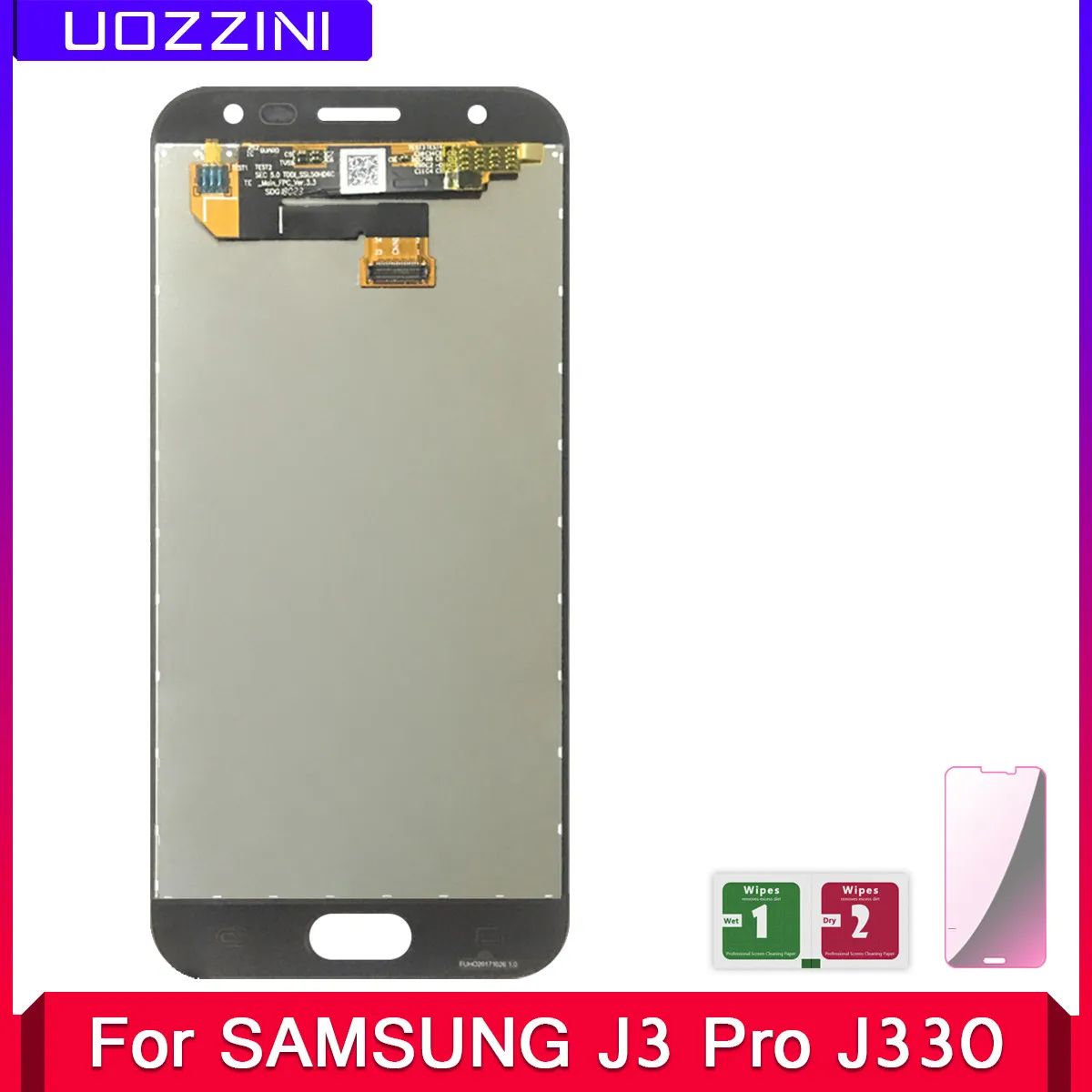 2 шт. Amoled lcd s для Samsung Galaxy J3 2017 J330 J330FN SM ЖК дисплей с сенсорным сенсором стекло