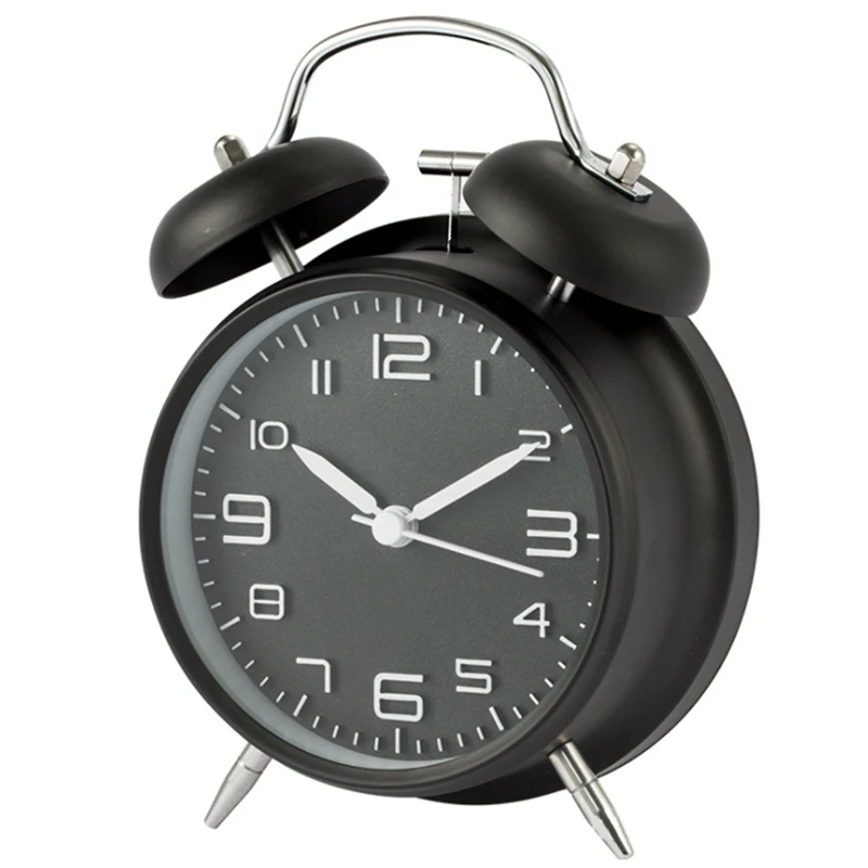 Винтасветильник будильник Европейский ретро металлический прикроватный