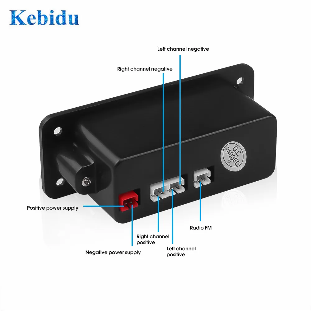 MP3 WMA декодер KEBIDU плата аудио модуль 2x3 Вт усилитель USB TF радио fm приемник Bluetooth mp3