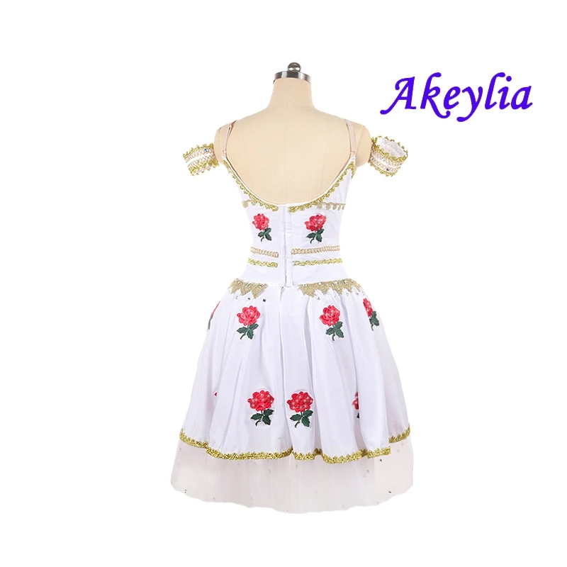 The Awakening of Flora Ballet Dress for girl professional Romantic Ballet Tutu flower fairy YAGP ballet costume Women JNBL164