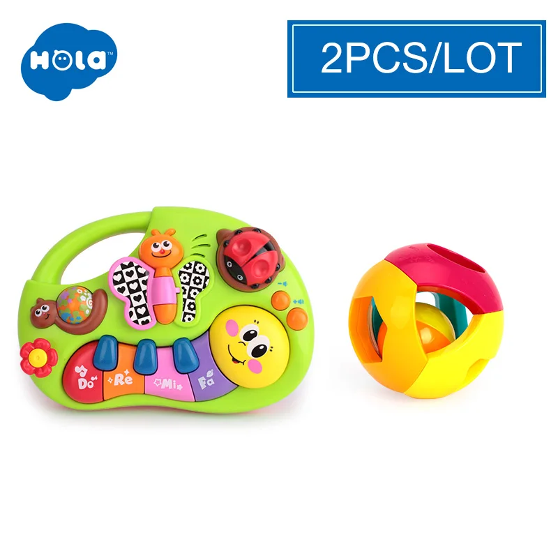 HOLA 927 детские игрушки обучающая машина, игрушка с подсветкой и музыкой и обучающими сюжетами, Игрушка музыкальный инструмент для малышей 6 месяцев - Цвет: Сливовый