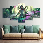 Постер Fae Dragon Ashe (Лига Легенд) для игр, настенные декоративные картины для декора спальни, без рамки