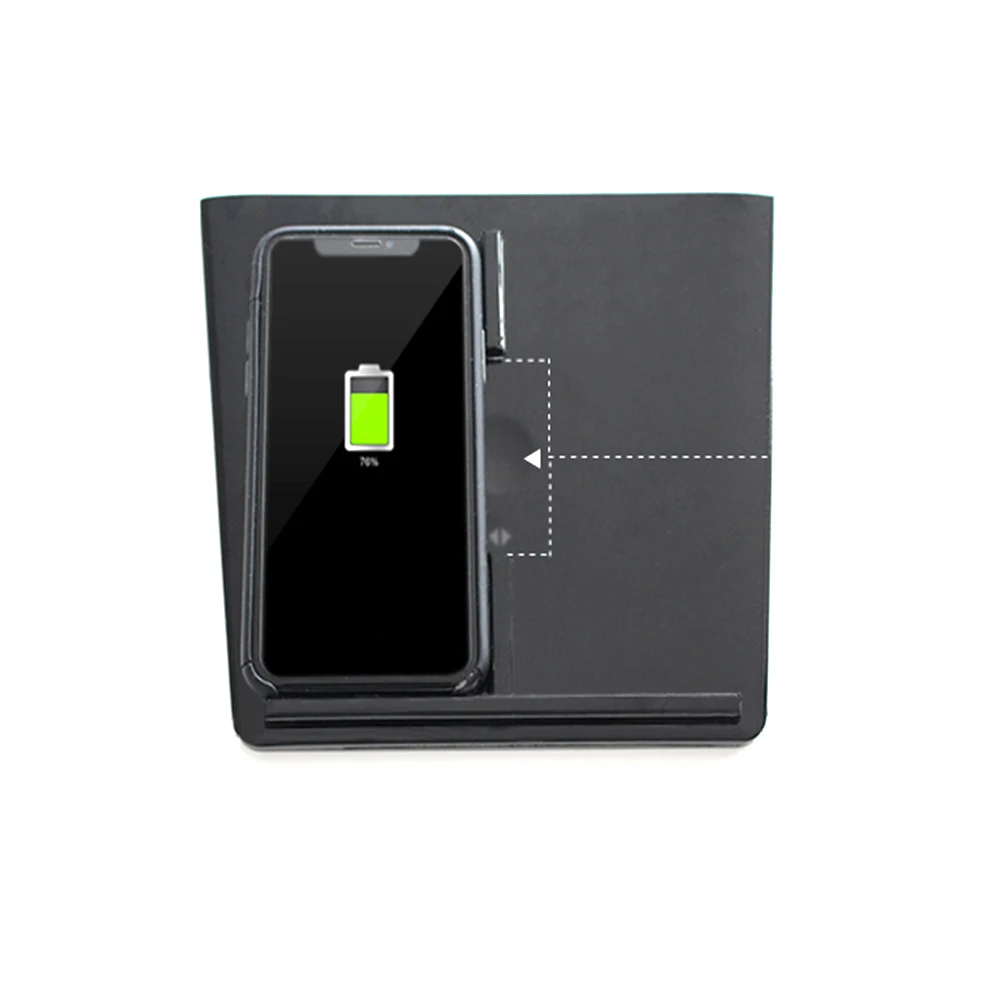 

USB Car Mounted Automatic Dual Link High Compatibility Wireless Easy Operation Phone Charger Board Shaped Fast For Tesla Model 3